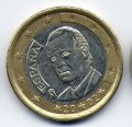 Испания---1 евро 2002г.