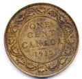 Канада---1 цент 1915г.