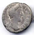 Рим---динарий императора Коммода 177-192гг. н. эры