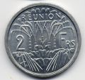 Реюньон---2 франка 1948г.