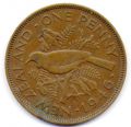 Новая Зеландия---1 пенни 1946г.