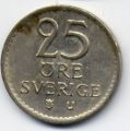 Швеция---25 эре 1970г.