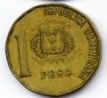 Доминиканская республика---1 песо 1991-92гг.
