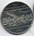 Канада---1 доллар 1982г.Конституция