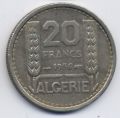 Алжир(Французский)---20 франков 1956г.