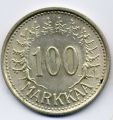 Финляндия---100 марок 1956г.