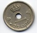Норвегия---25 эре 1927г.