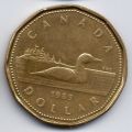 Канада---1 доллар 1987-89гг.