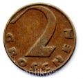 Австрия---2 гроша 1937г.