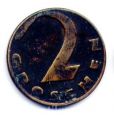 Австрия---2 гроша 1935г.