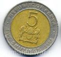 Кения---5 шиллингов 2005-2009гг.