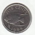 Бермуды---5 центов 1994г.