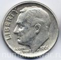 Соединенные Штаты Америки---10 центов 1961г.