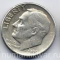 Соединенные Штаты Америки---10 центов 1960г.