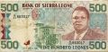 Сьерра-Леоне---500 леоне 1991г.