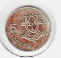 Соломоновы острова---5 центов 1981г.