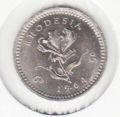 Родезия---6 пенсов-5 центов 1964г.