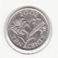 Бермуды---10 центов 2002г.