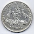 Австралия---1 флорин 1927г.