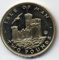 Мен остров ( Великобритания )---2 фунта 1986г.