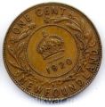 Ньюфаундленд( Канада)---1 цент 1920г.