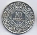 Марокко---10 франков 1933г.
