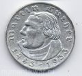 Германия---2 марки 1933г.Мартин Лютер