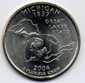 Соединенные Штаты Америки - цент (25) 2004г.Мичиган