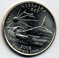 Соединенные Штаты Америки - цент (25) 2006г.Небраска