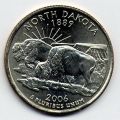 Соединенные Штаты Америки - цент (25) 2006г.Северная Дакота