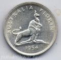 Австралия---1 флорин 1954г.