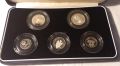 Бермуды---набор из пяти монет 1995г. Proof, в коробке, №1478