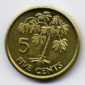 Сейшелы--5 центов 2000-2003гг.