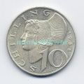 Австрия---10 шиллингов 1958 г.