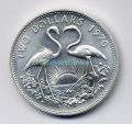 Багамские острова 2 доллара 1970 г. Фламинго