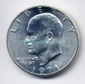 США 1 доллар 1971 г. UNC