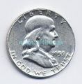 США 1/2 доллара 1959 г. Бенджамин Франклин