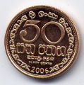 Шри-Ланка---50 центов 2006г.