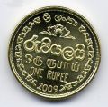 Шри-Ланка---1 рупия 2009-2011гг.