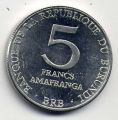 Бурунди---5 франков 1980г.