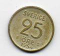 Швеция---25 эре 1954г.