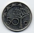 Намибия---50 центов 1993г.