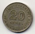 Малайя---20 центов 1948г.