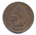 Соединенные Штаты Америки---1 цент 1899г.