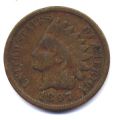 Соединенные Штаты Америки---1 цент 1897г.