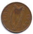 Ирландия---1 пенни 1949г.