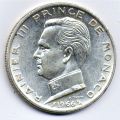 Монако---5 франков 1966г.