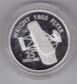 Соломоновы острова---25 долларов 2003г.биплан братьев Райт
