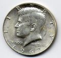 Соединенные Штаты Америки - цент (50) 1967г.