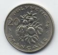 Французская Полинезия---20 франков 1967-2009гг.